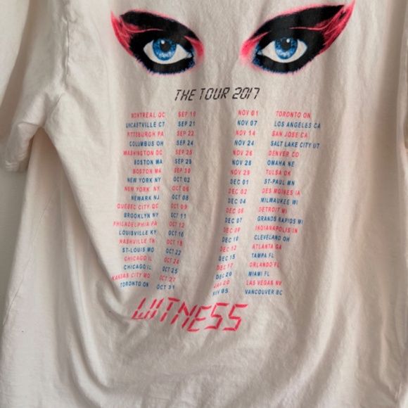 KATY PERRY 2017 Witness tour shirt SIze Medium - Picture 5 of 6